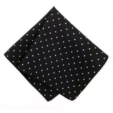 Black Polka Dots Handkerchief (PS_110)