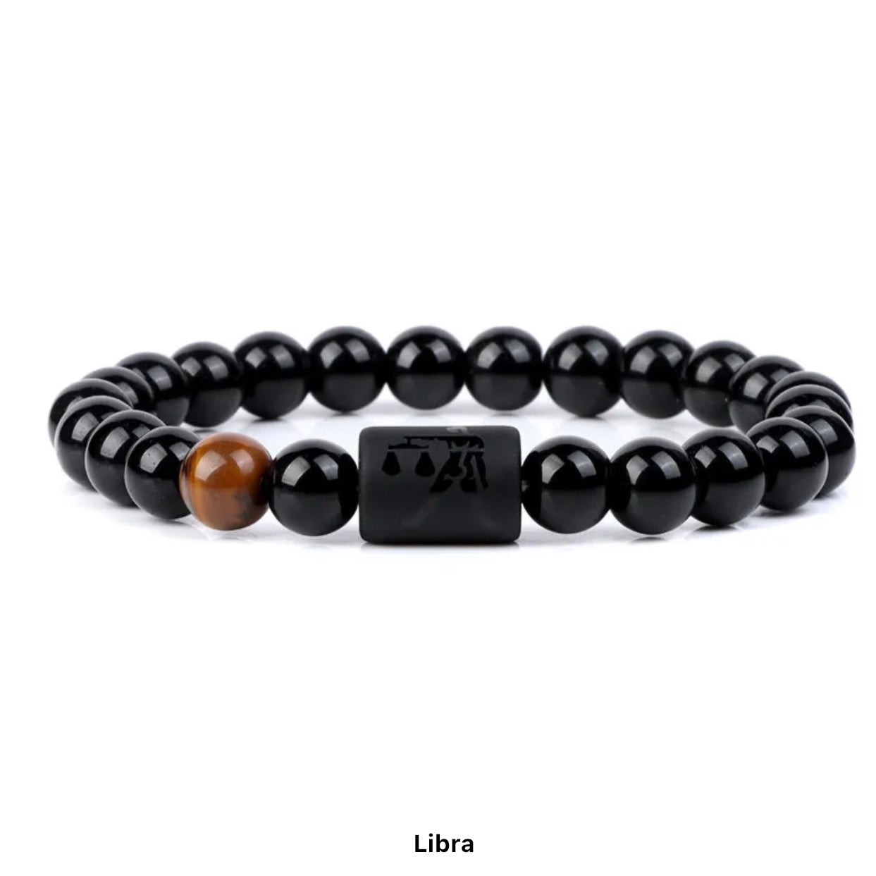 Libra Zodiac Sign Beads Bracelet