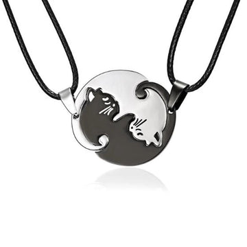 BFF Hug Pendant (Black & White)