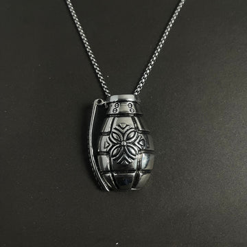 Grenade Pendant Necklace For Men