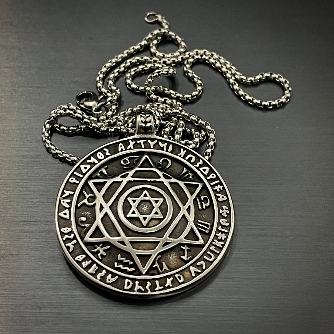 Vikings Coin Pendant Necklace For Men