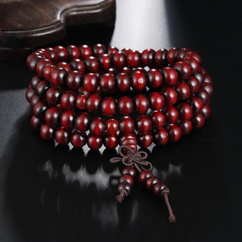 Red Budha Beads Classic Bracelet