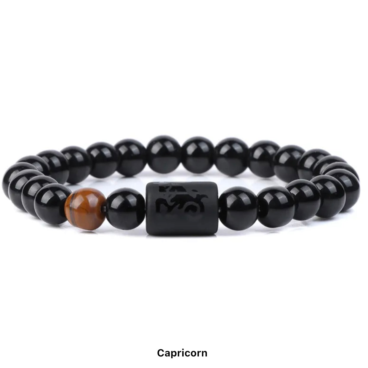 Capricon Zodiac Horoscope Sign Beads Bracelet