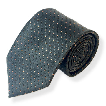 Dark Charm Black Neck Tie For Men