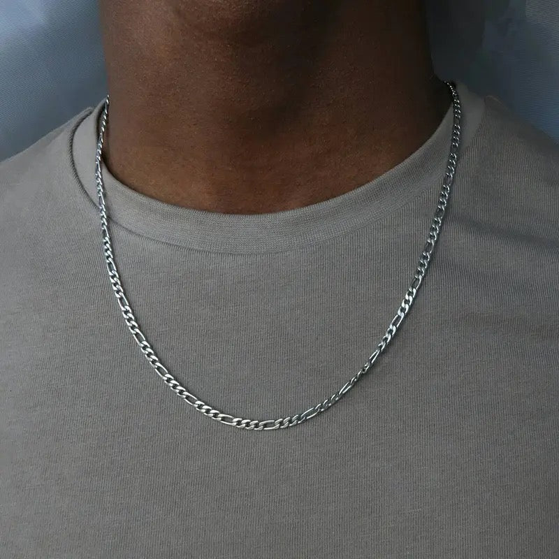 3mm Figaro Neck Chain For Men