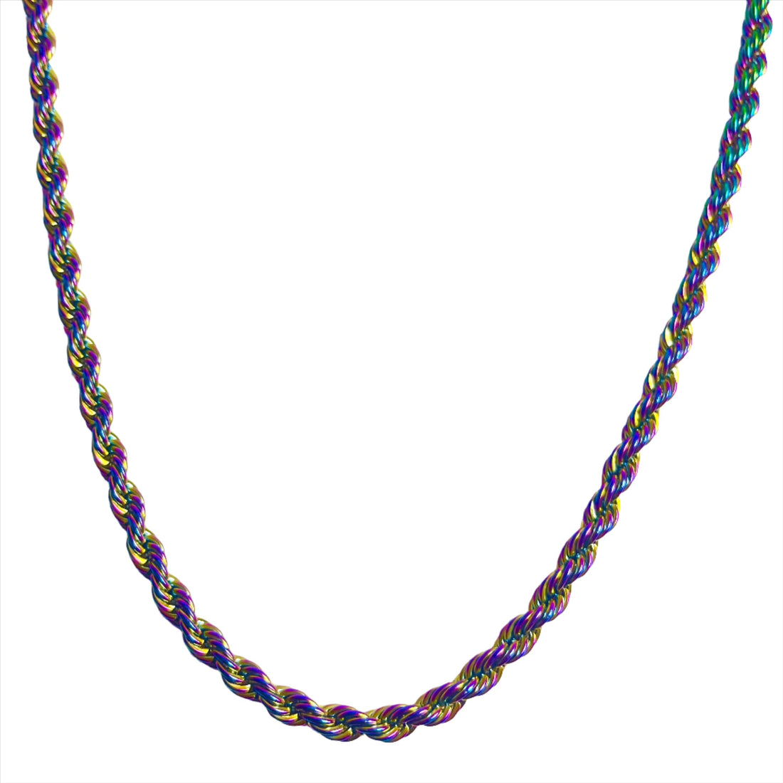 6mm Funky Multi Color Rope Neck Chain