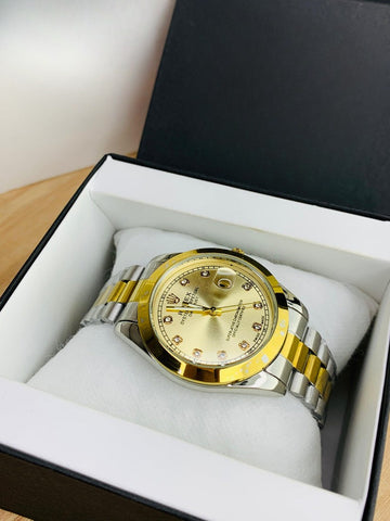 Rolex Branded Stone Model ( Golden )