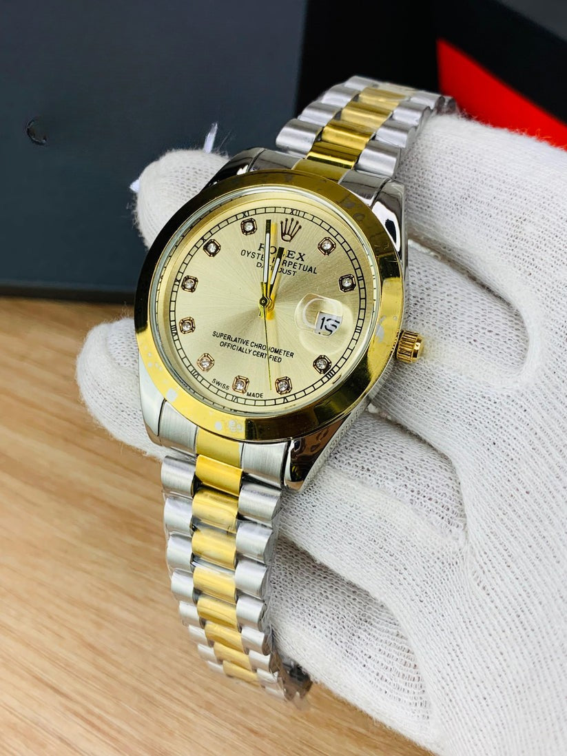 Rolex Branded Stone Model ( Golden )