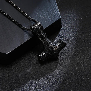 Viking Thor's Hammer Pendant Necklace