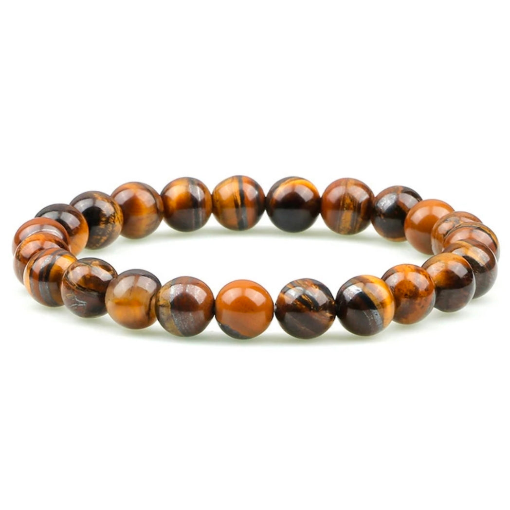 Tiger Eye Stone Beads Bracelet