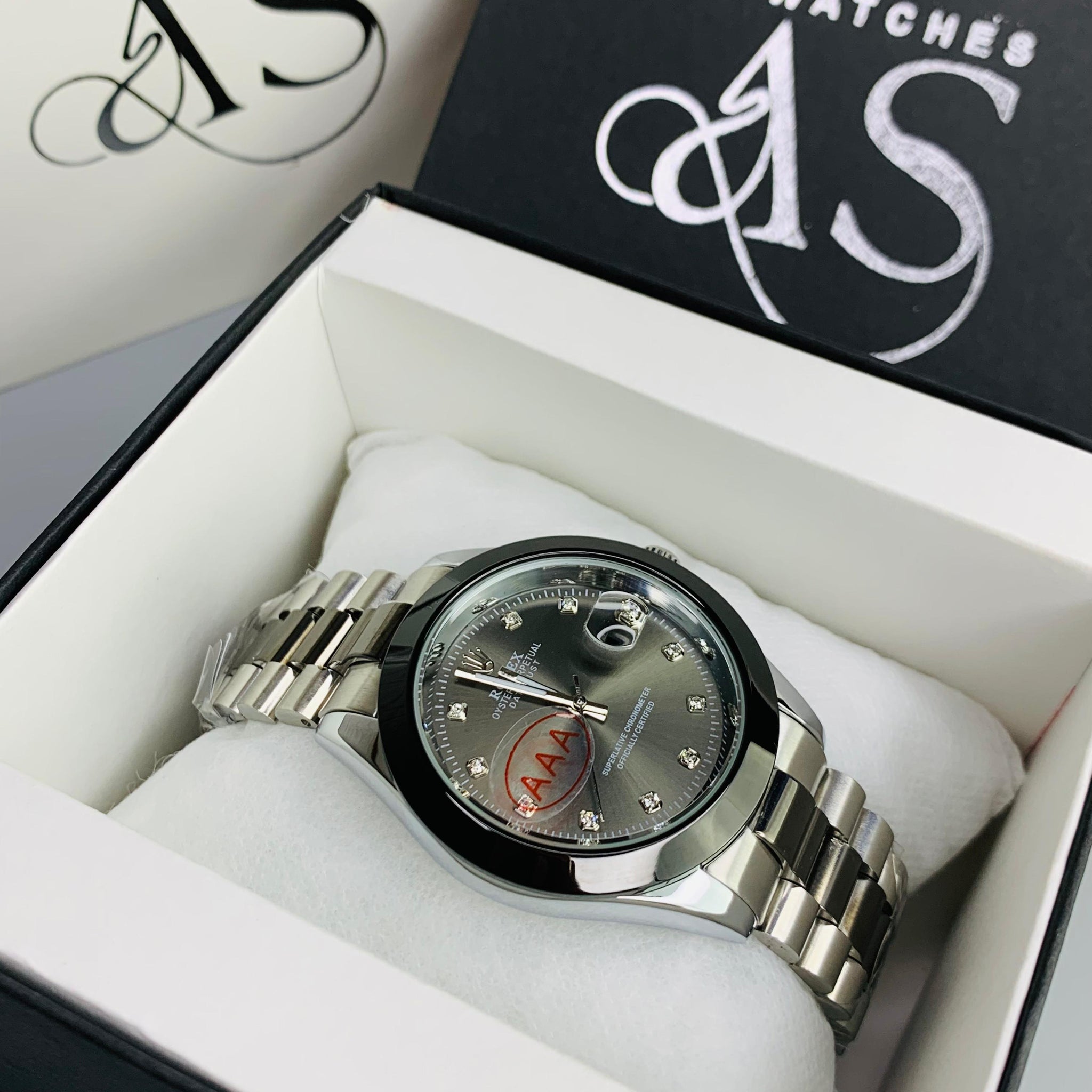 Two Tone Stone Model Dial (Black)