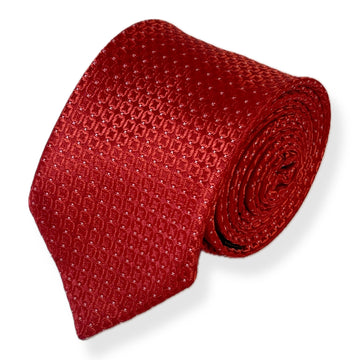 Red Prestige Neck Tie For Men