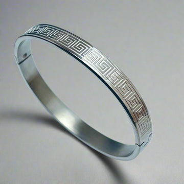 Majestic Silver Cuff Bracelet For Men